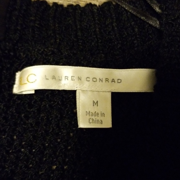 Black Lauren Conrad light weight sweater - Picture 2 of 5